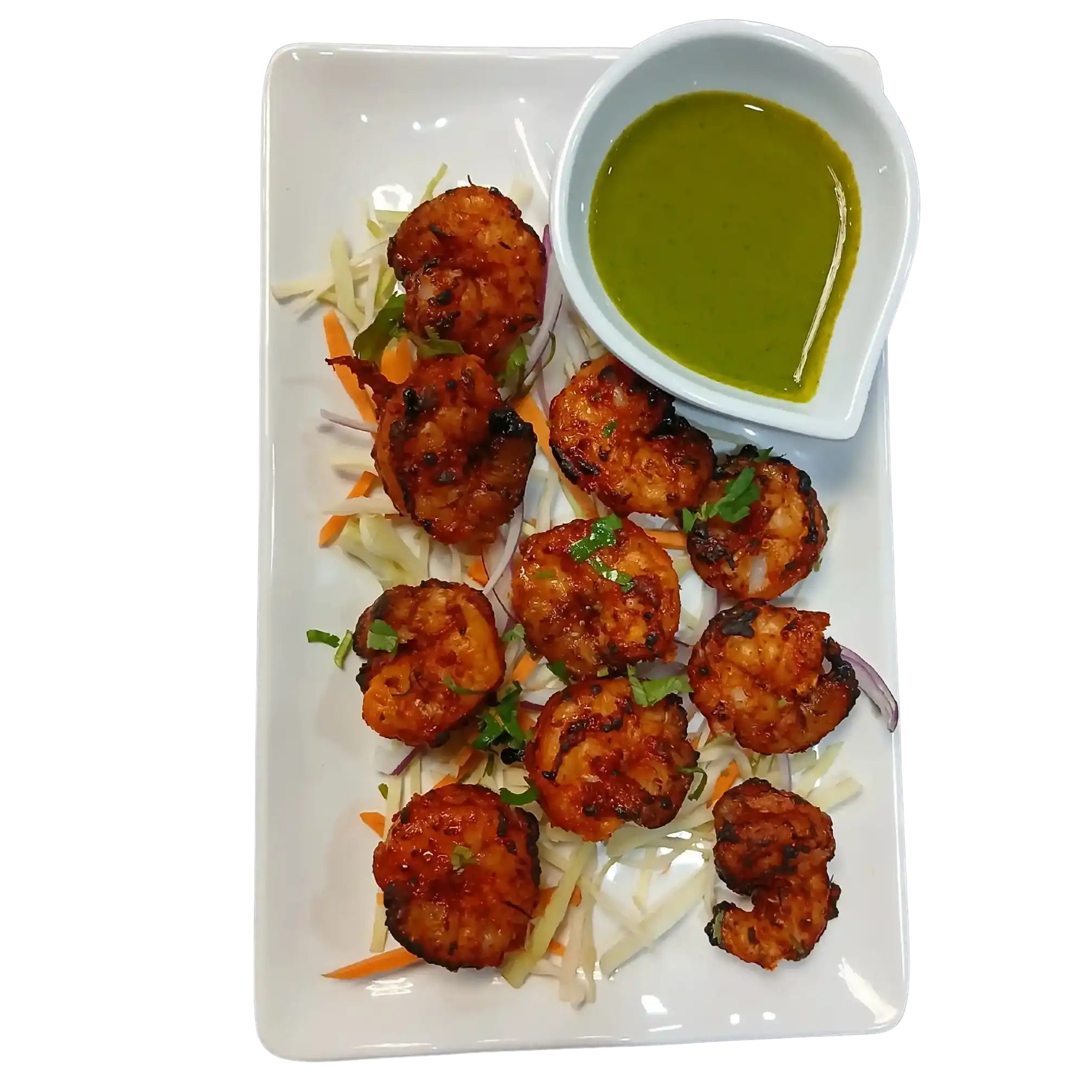 Tandoori Shrimps at Athidi Indian
